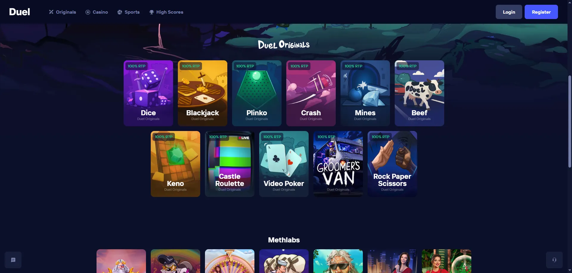 Versi&oacute;n m&oacute;vil optimizada de Duel Casino para Android e iOS